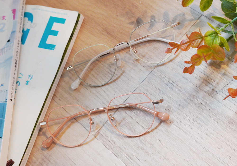 FORECO | 祕密花園多邊框眼鏡 | 迷月灰/天鵝白