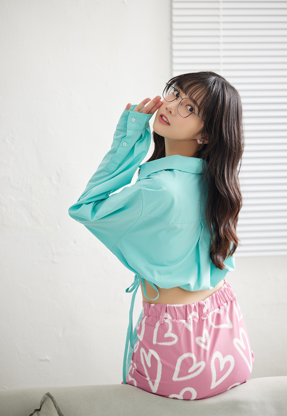 FORECO | 夢想工廠大方框眼鏡 | 碧藍湖水