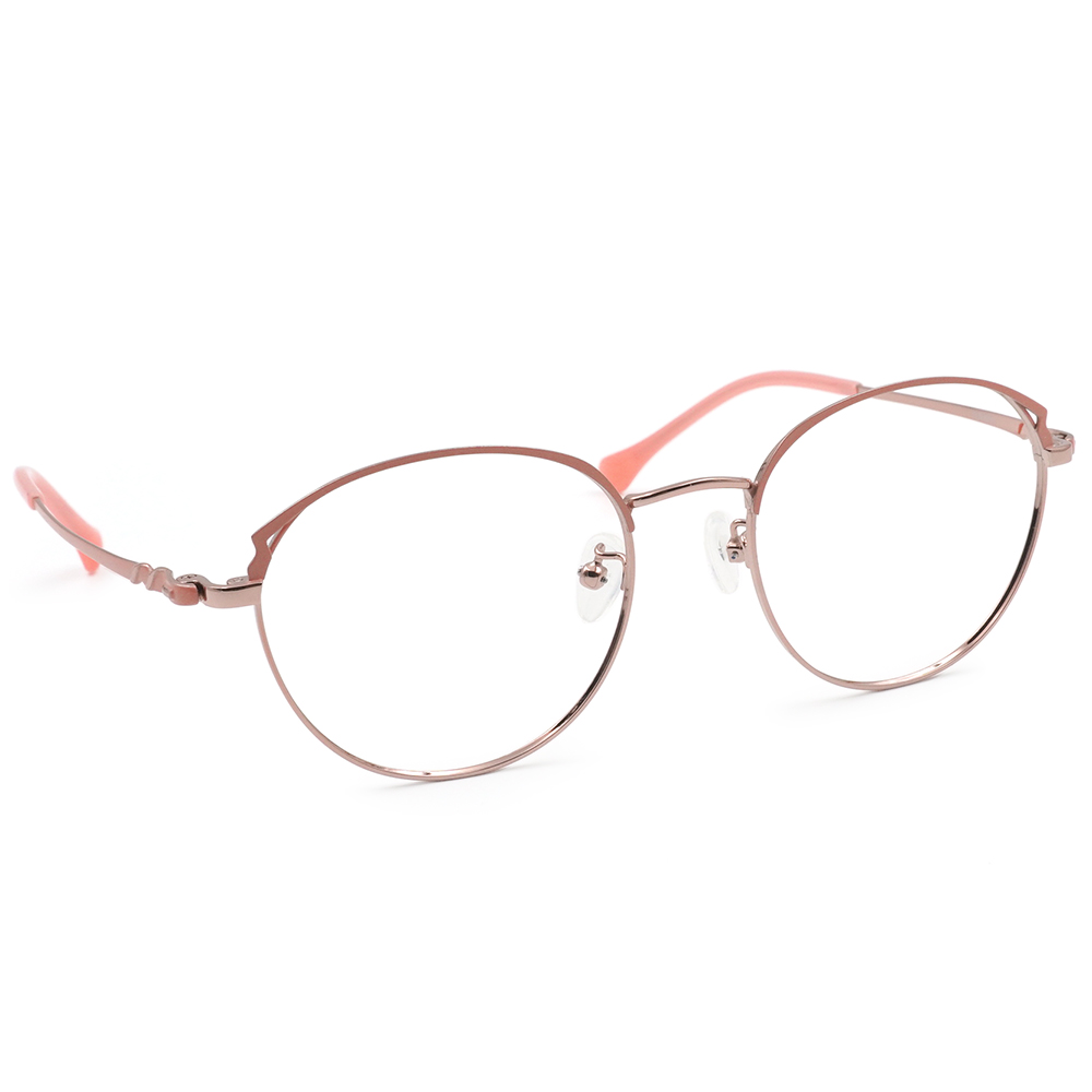 FORECO | 迷人馬卡龍圓框眼鏡 | 亮眼粉