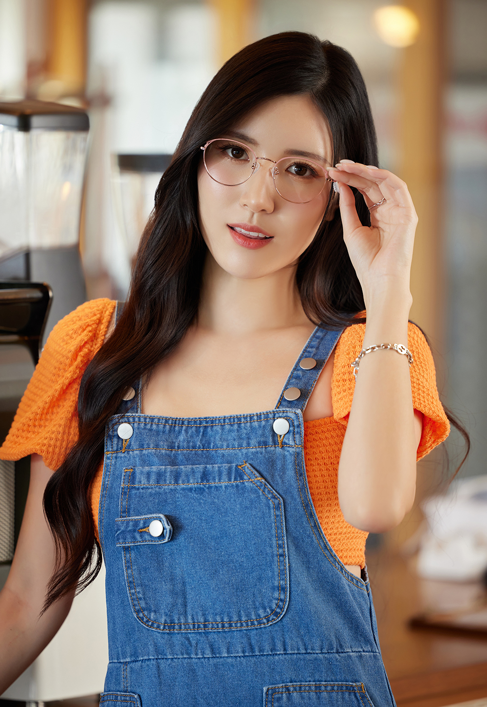 FORECO | 迷人馬卡龍圓框眼鏡 | 亮眼粉