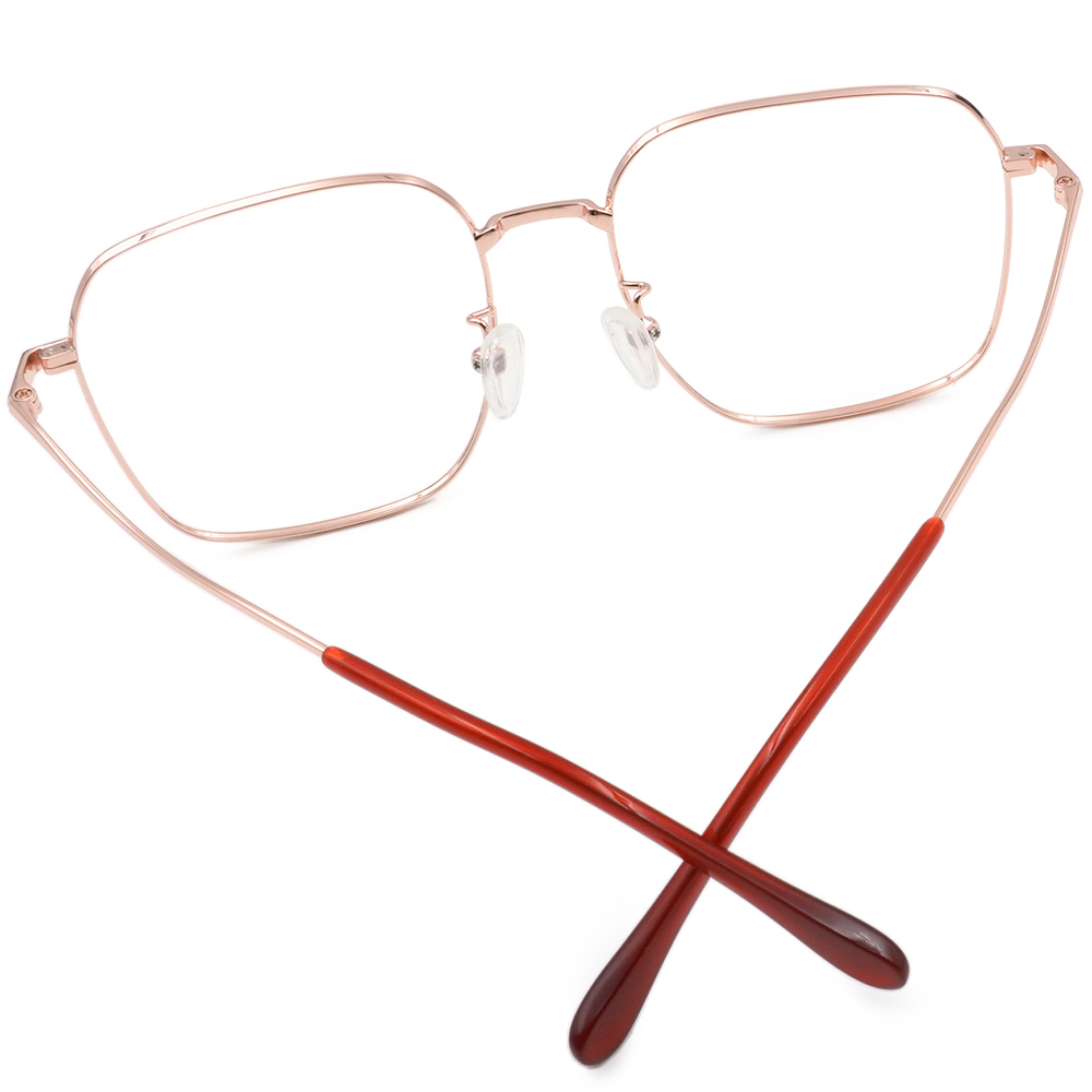 FORECO | 珍藏寶物大方框眼鏡 | 珍藏金/紅