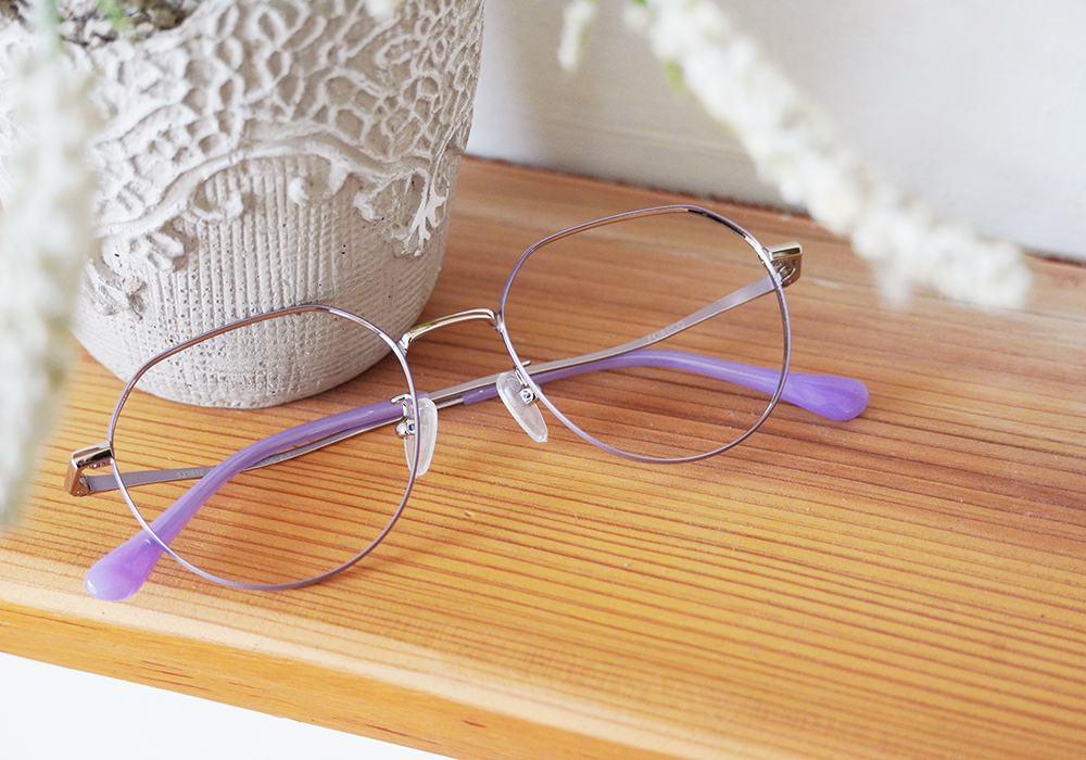 FORECO | 夢幻甜美多邊框眼鏡 | 浪漫紫