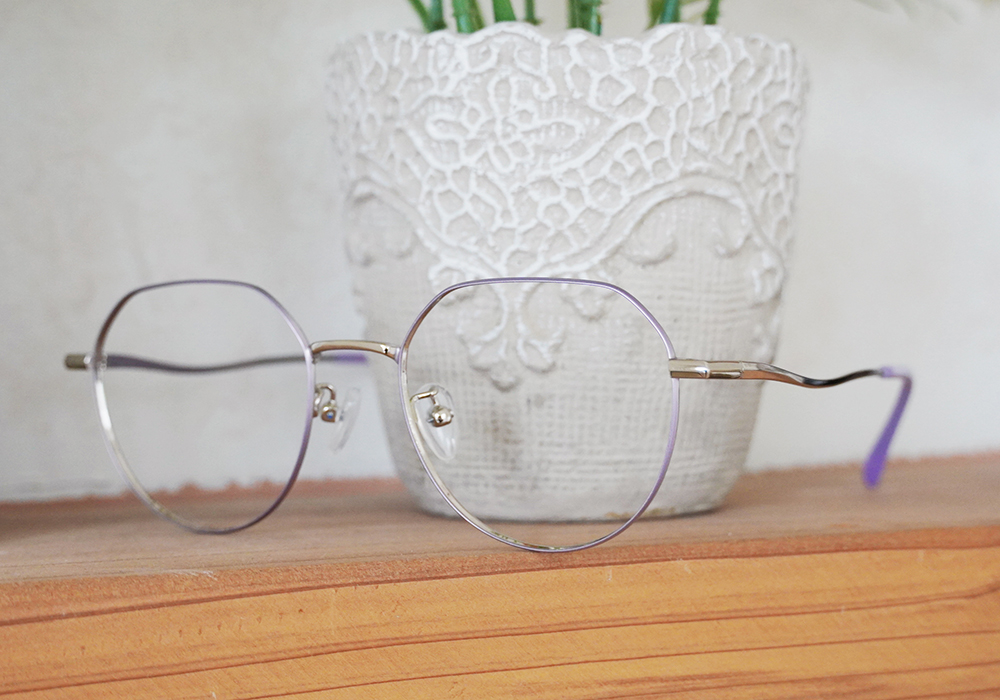 FORECO | 夢幻甜美多邊框眼鏡 | 浪漫紫