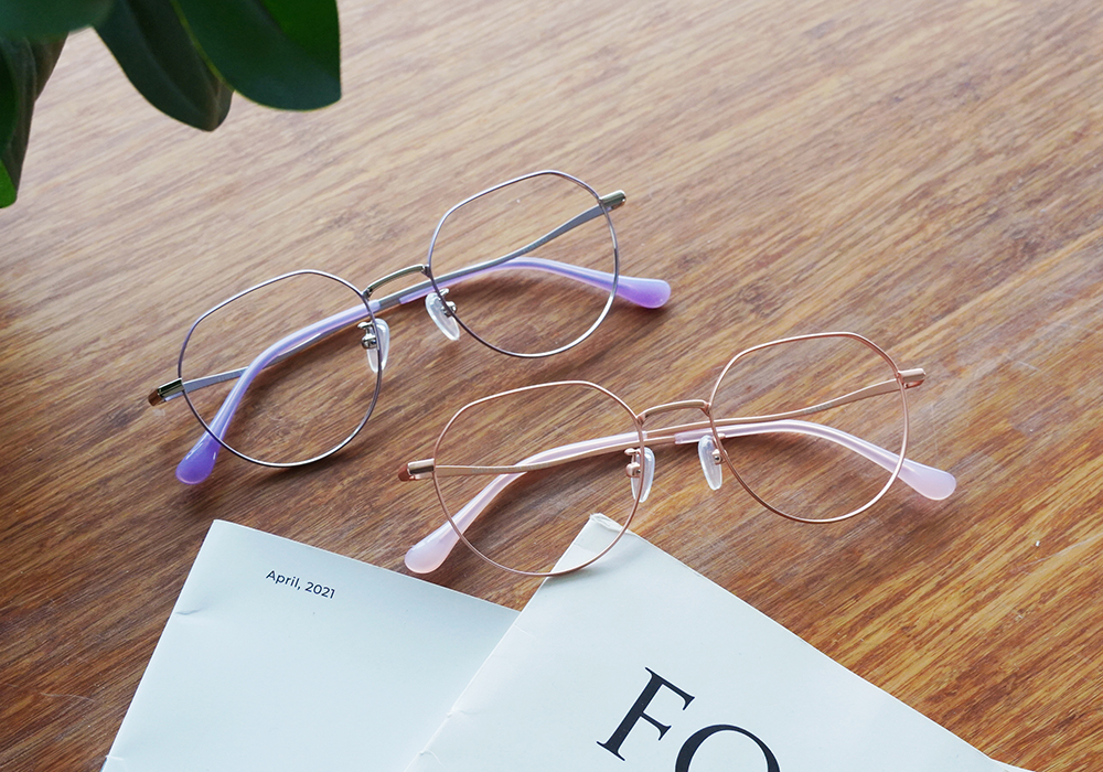FORECO | 夢幻甜美多邊框眼鏡 | 浪漫紫