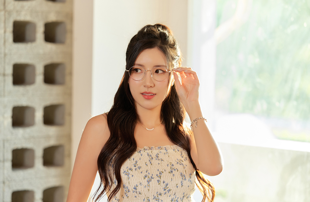 FORECO | 夢幻甜美多邊框眼鏡 | 浪漫紫