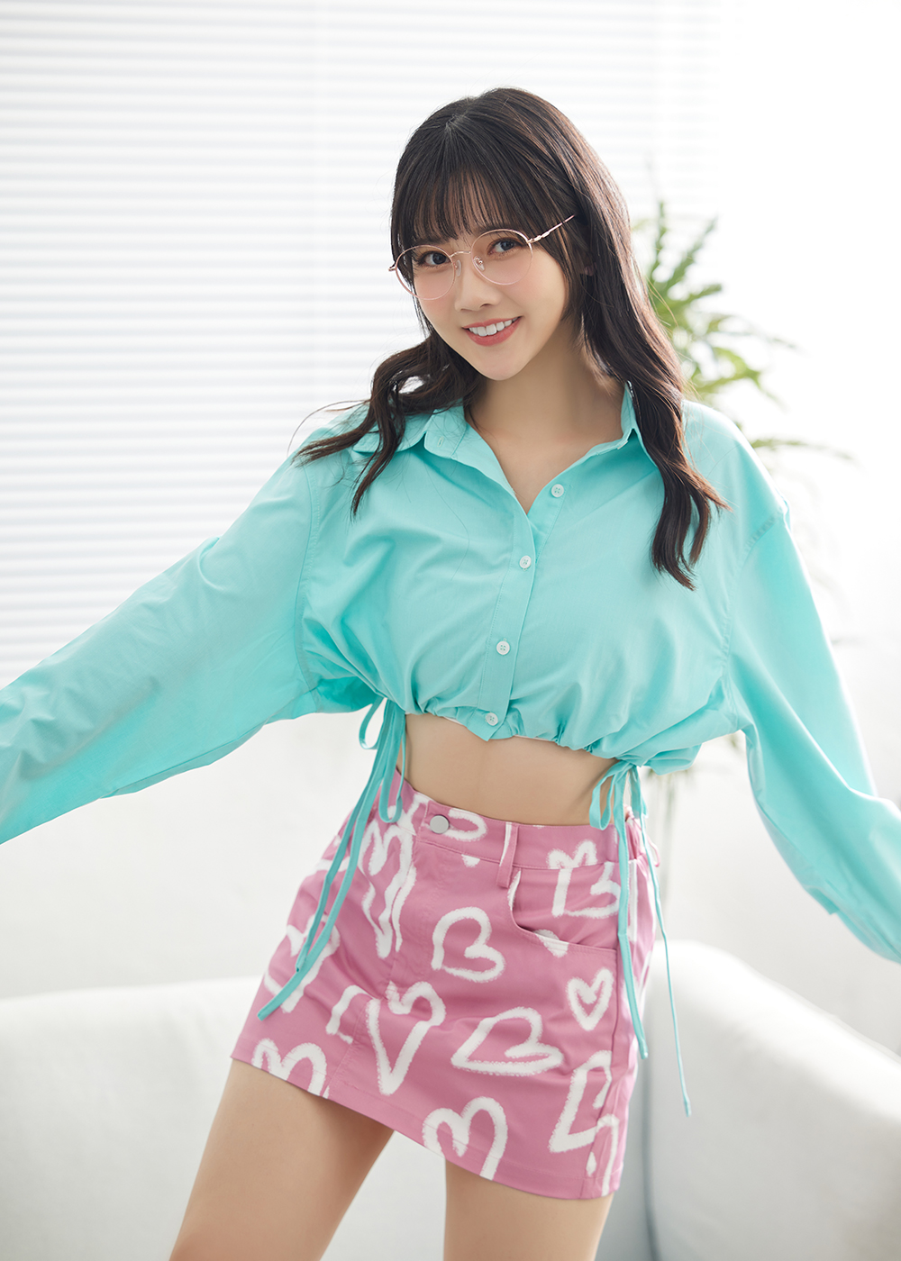 FORECO | 青春校園圓框眼鏡 | 彩妝粉