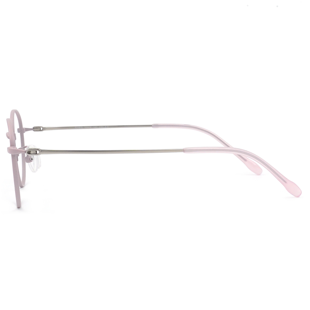 FORECO | 春日浪漫圓框眼鏡 | 粉蠟色