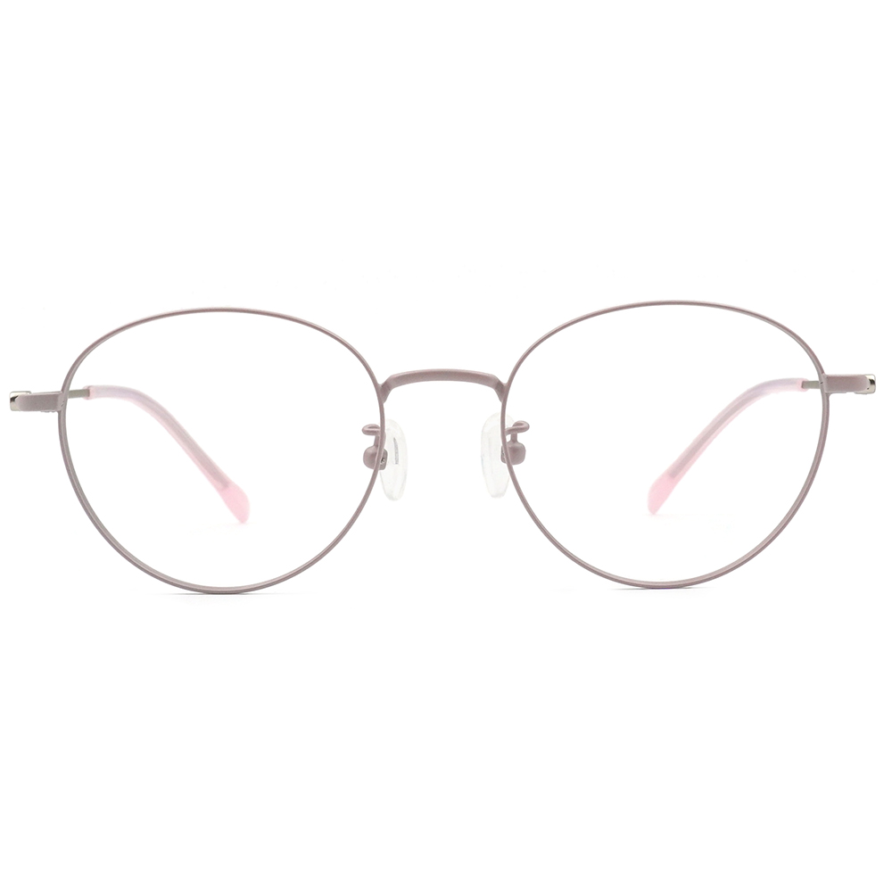 FORECO | 春日浪漫圓框眼鏡 | 粉蠟色