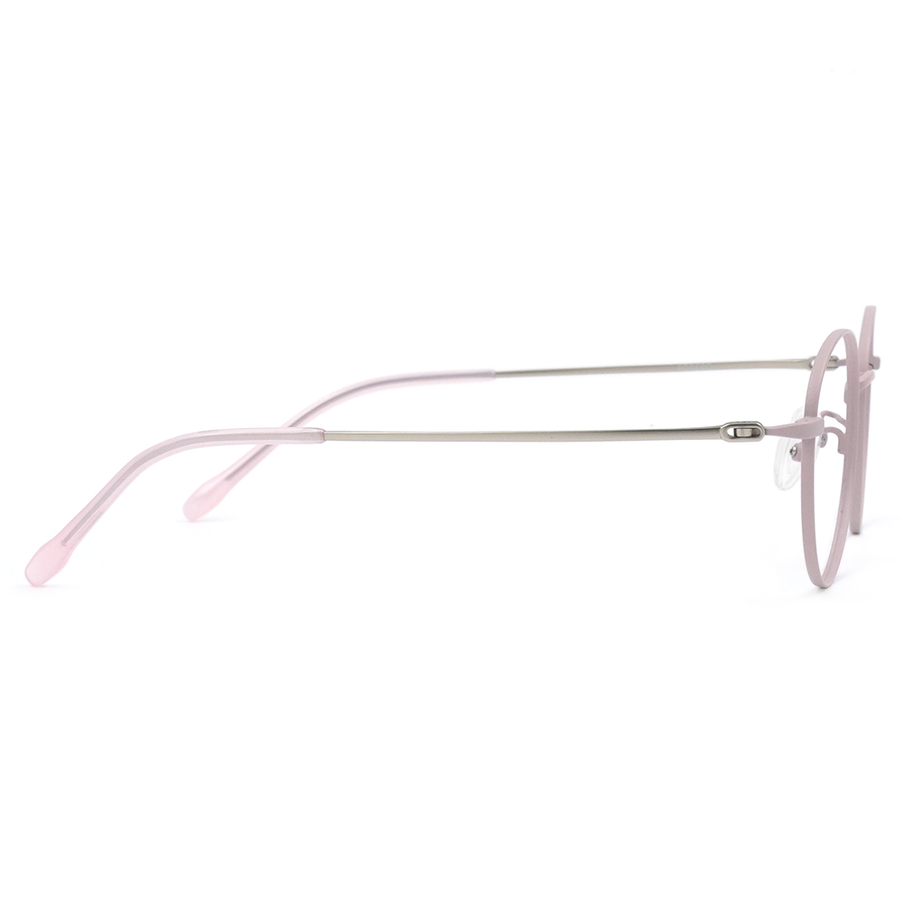 FORECO | 春日浪漫圓框眼鏡 | 粉蠟色