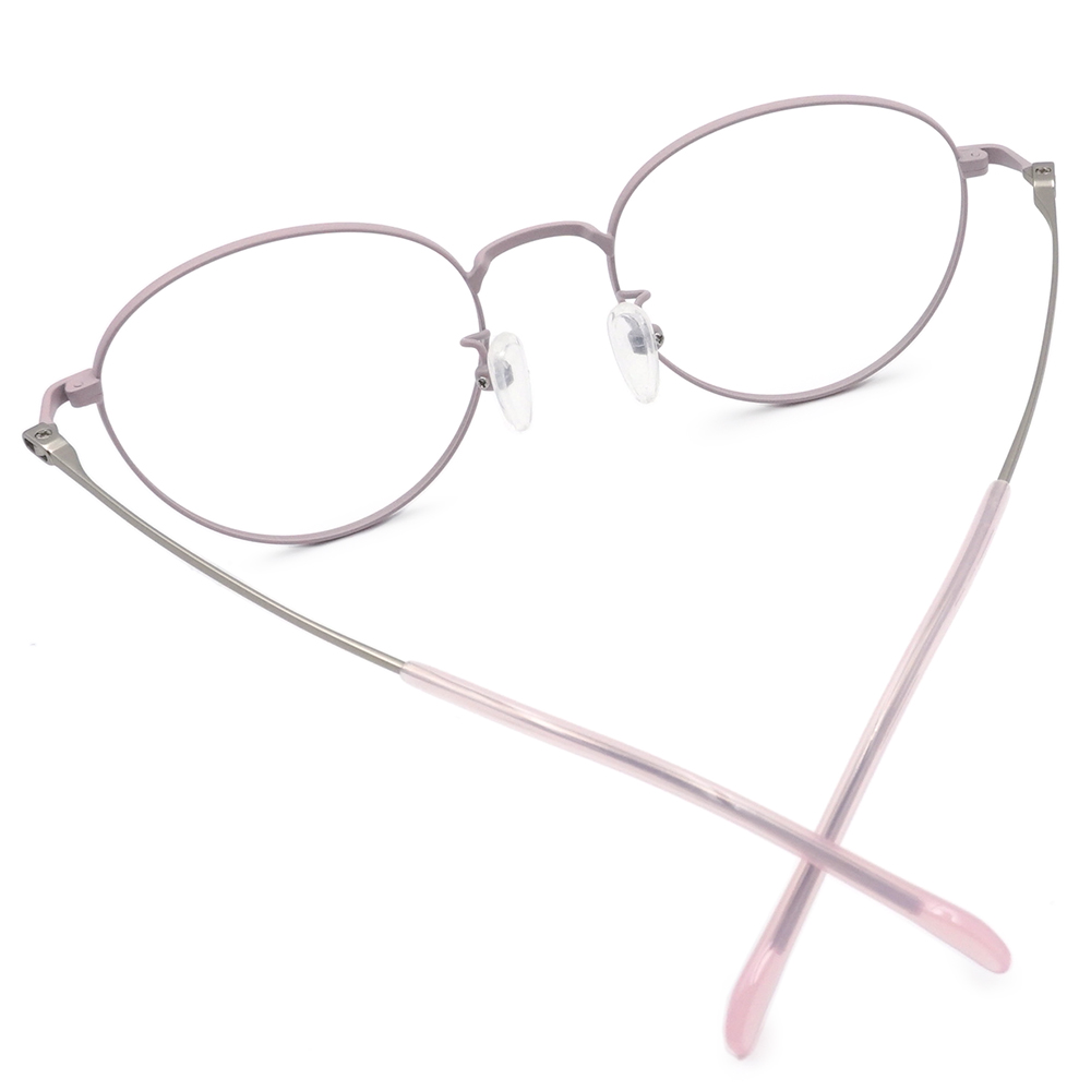 FORECO | 春日浪漫圓框眼鏡 | 粉蠟色