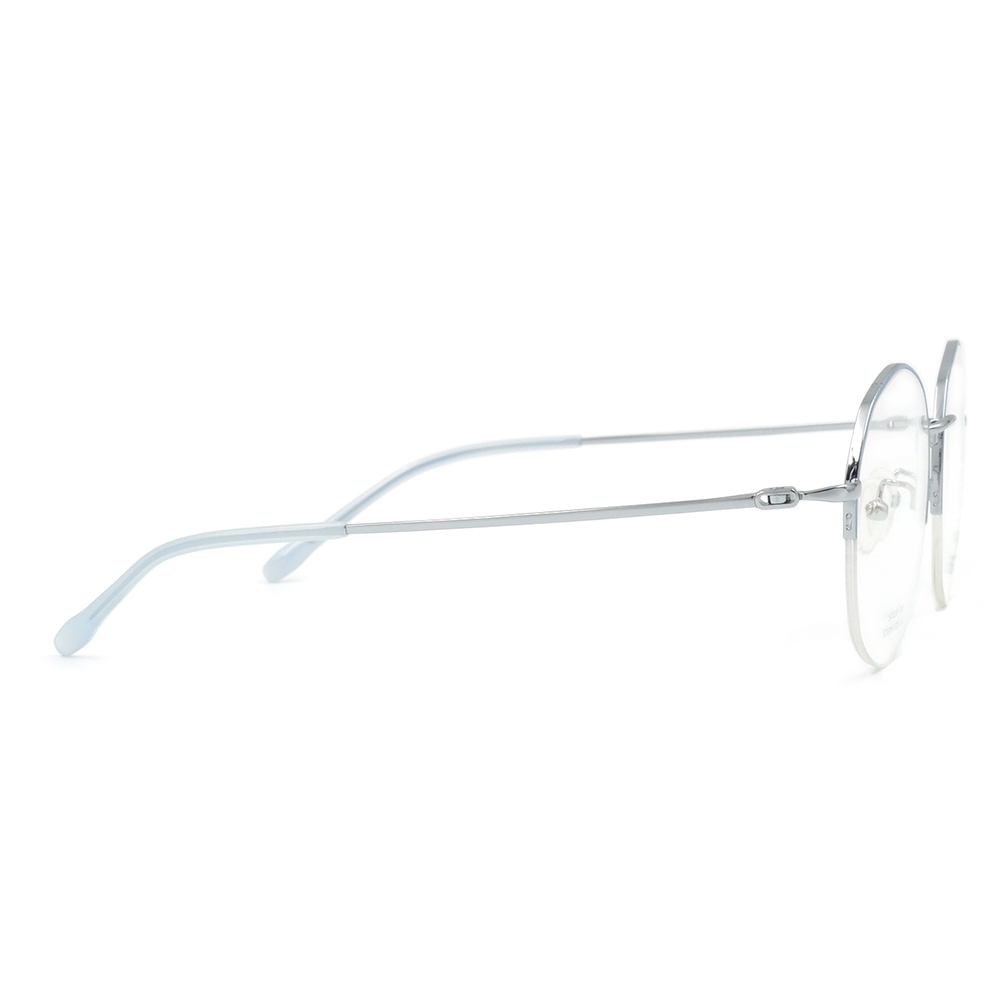 FORECO | 童趣氣球多邊半框眼鏡 | 冰藍色