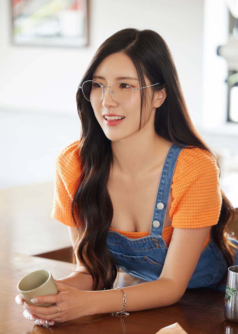 FORECO | 童趣氣球多邊半框眼鏡 | 冰藍色