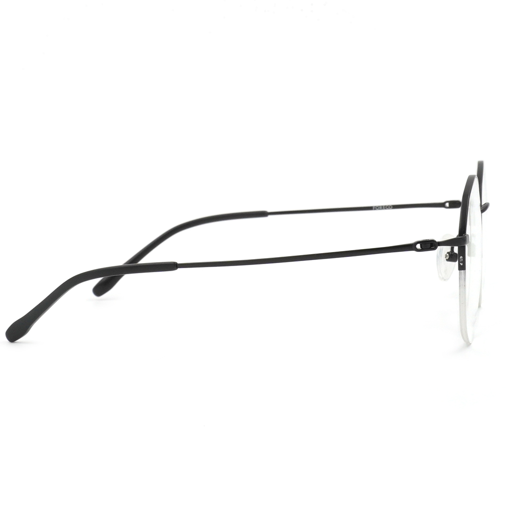 FORECO | 童趣氣球多邊半框眼鏡 | 冷黑色