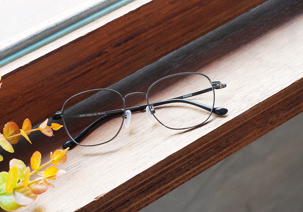 FORECO | 不拘一格多邊框眼鏡 | 獨特黑