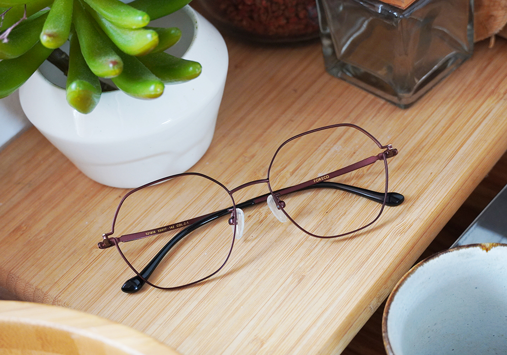 FORECO | 書香世家多邊框眼鏡 | 古典棕/黑