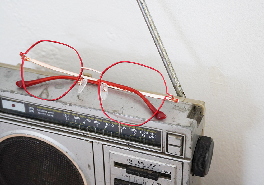 FORECO | 書香世家多邊框眼鏡 | 典藏紅