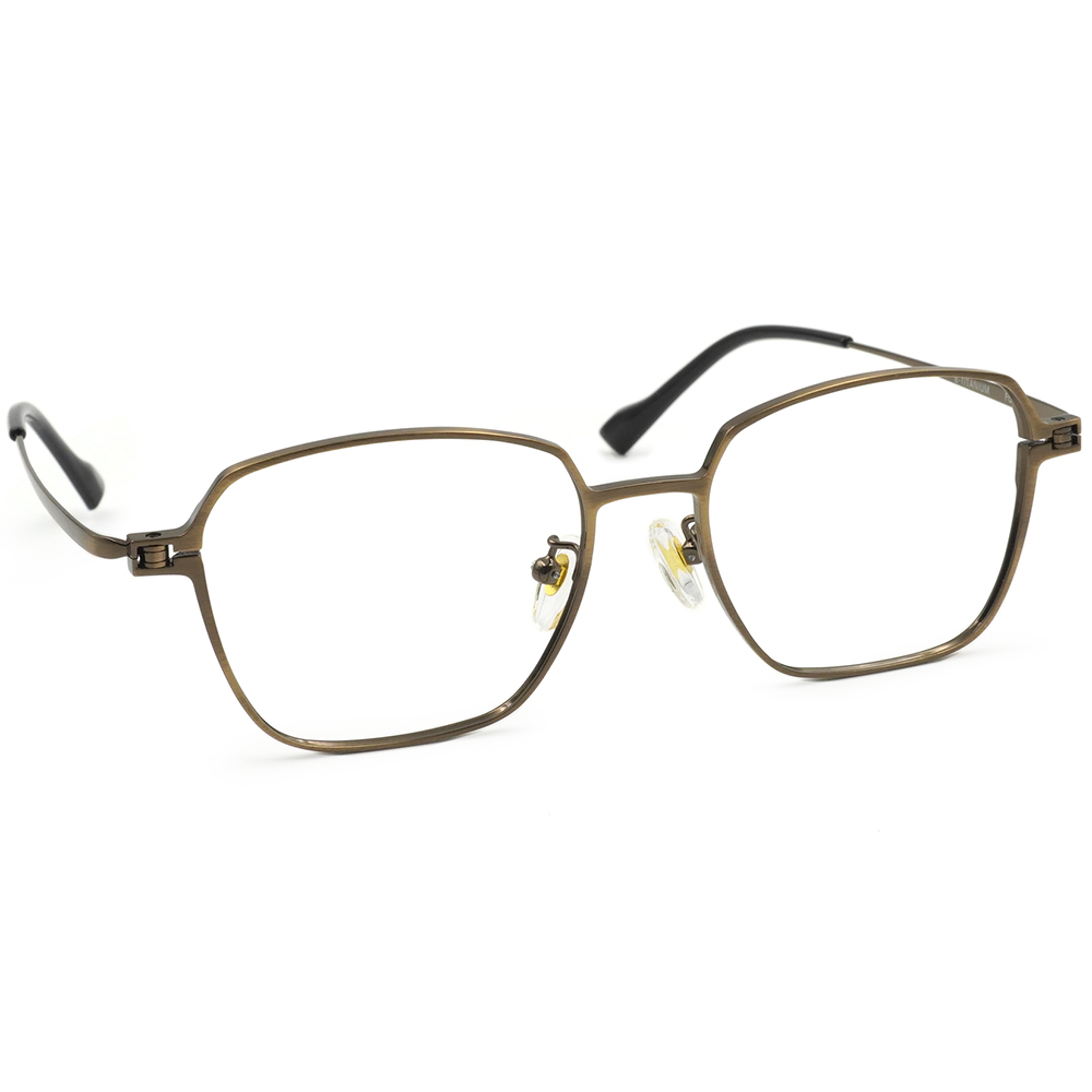 FORECO | 旅行意義多邊框眼鏡 | 高級茶金