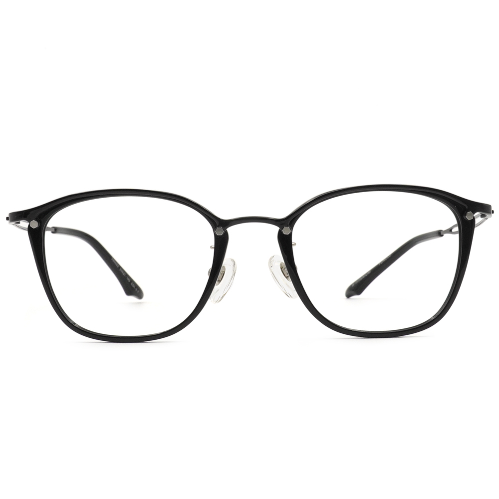 FORECO | 側邊雙線長方框眼鏡 | 創新黑