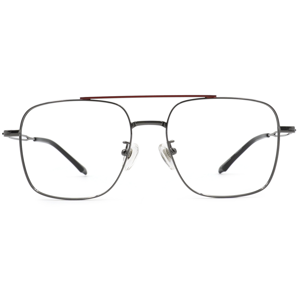 FORECO | 大勢潮流飛官框眼鏡 | 時尚黑/紅