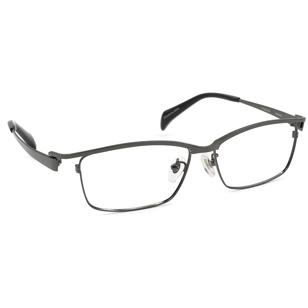 FORECO | 知書達禮長方半框眼鏡 | 命定黑