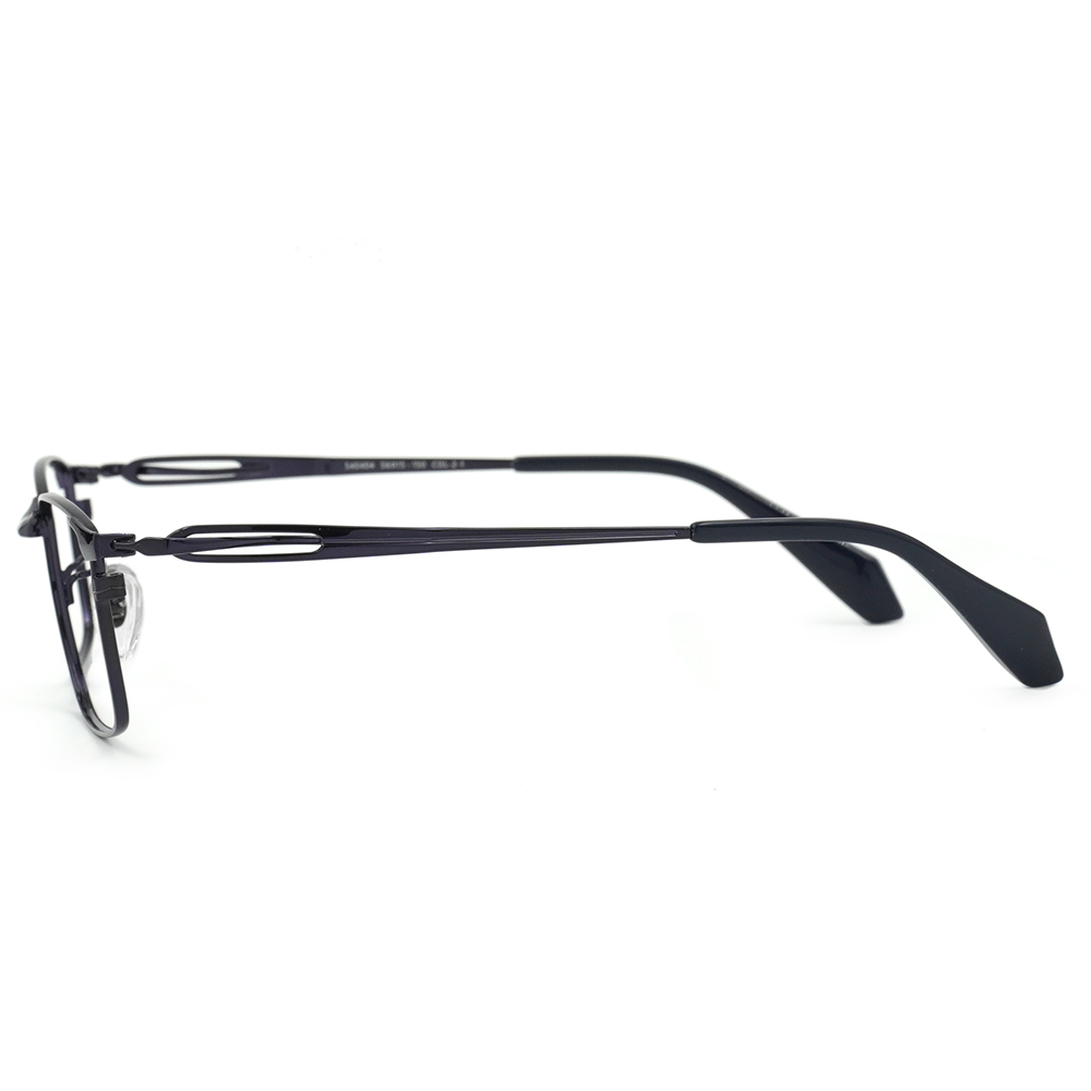 FORECO | 細邊旋繞長方框眼鏡｜細緻湛藍