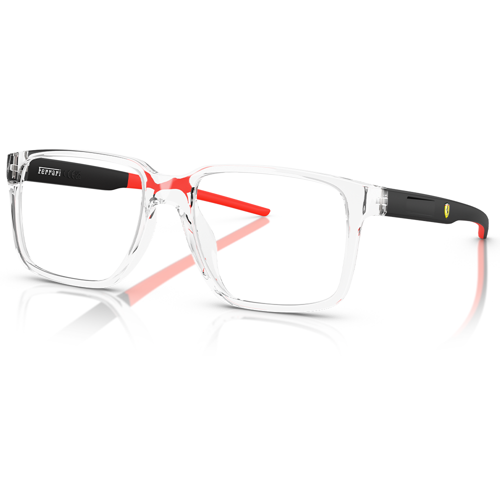Ferrari法拉利 | 極致奢華方框眼鏡 |  尊品透x黑紅
