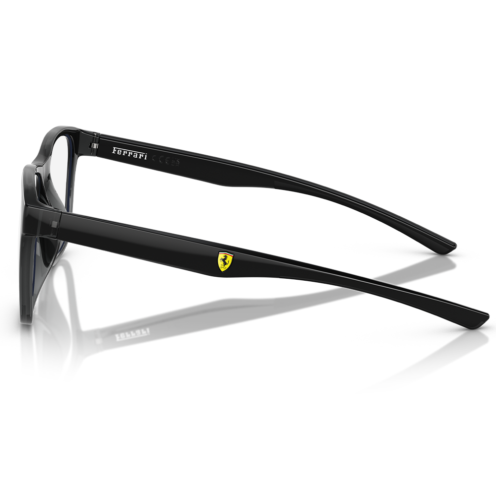 Ferrari法拉利 | 無畏堅定方框眼鏡 |  品格黑