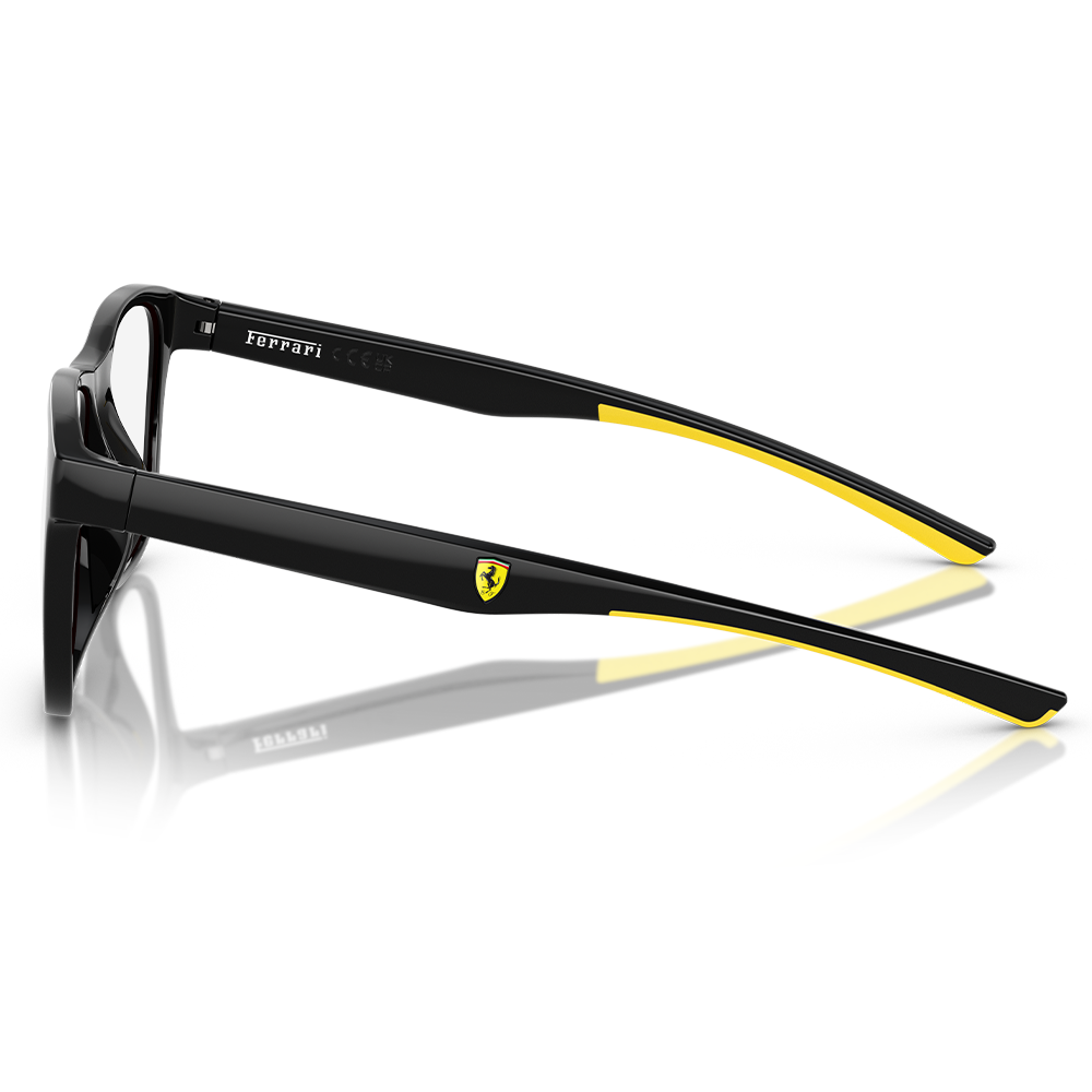 Ferrari法拉利 | 無畏堅定方框眼鏡 |  品格黑x黃