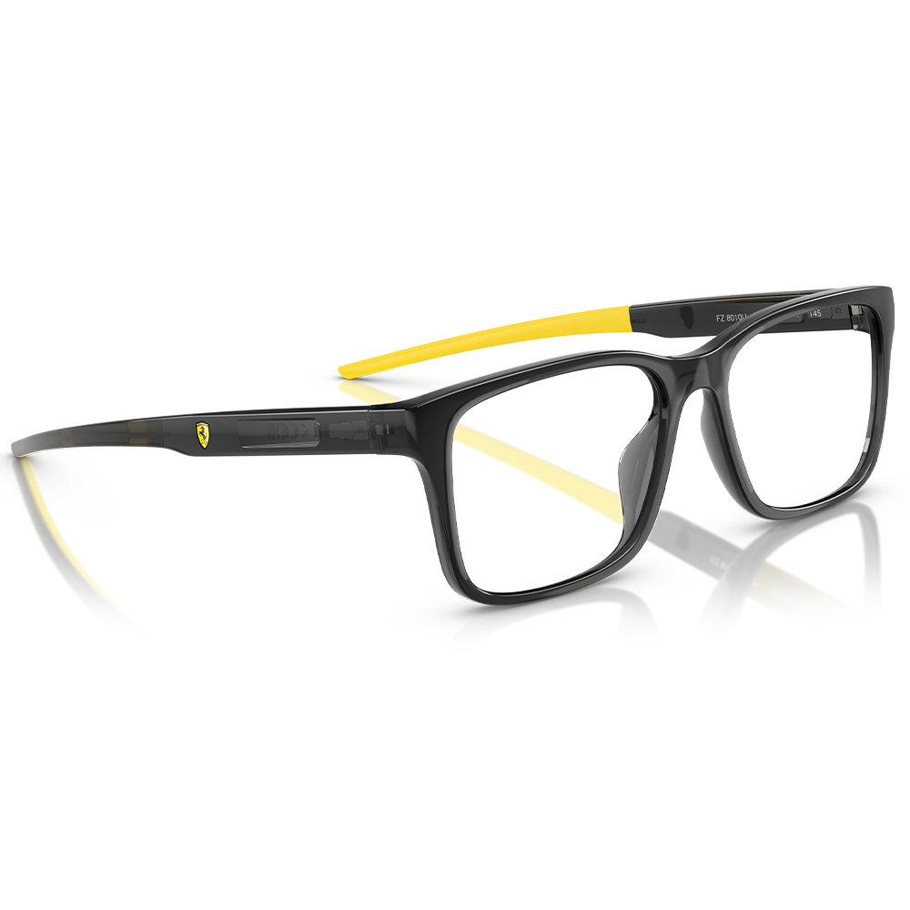 Ferrari法拉利 | 凌風翱翔長方框眼鏡 | 俊俏黑x黃