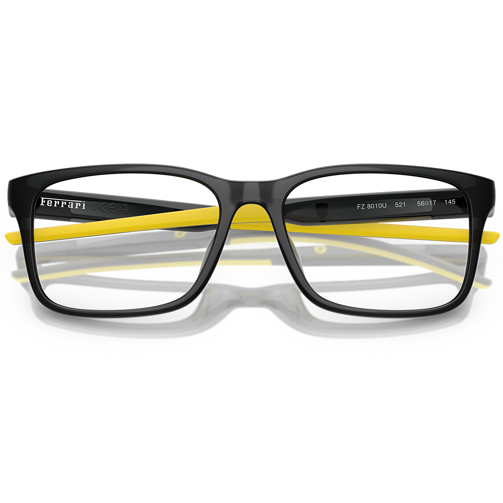 Ferrari法拉利 | 凌風翱翔長方框眼鏡 | 俊俏黑x黃