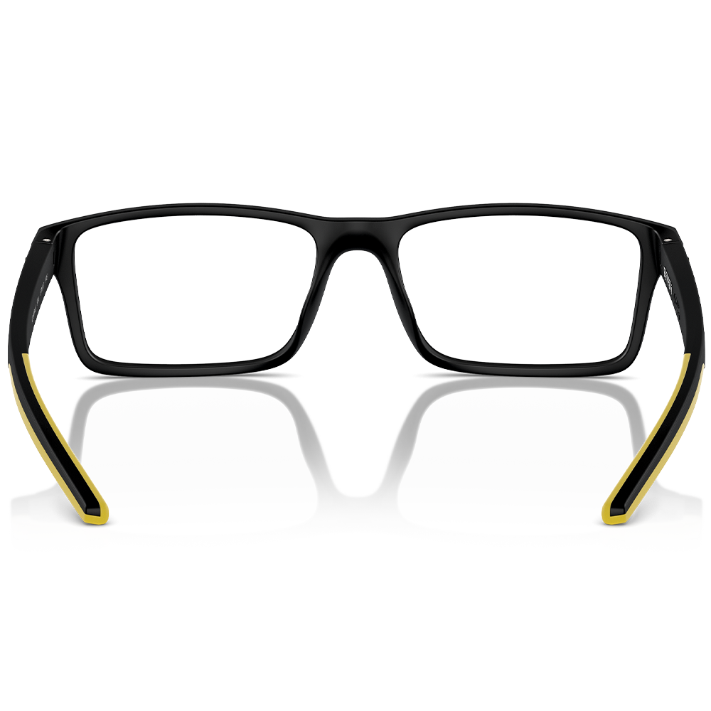 Ferrari法拉利 | 馬拉榮光長方框眼鏡 | 競速黑x黃 