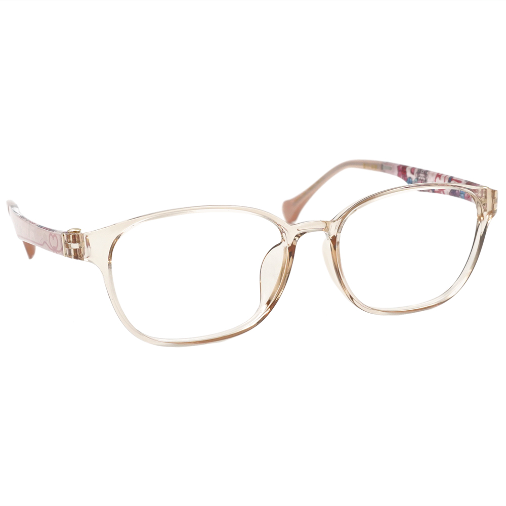 北港朝天宮 |月老- 桃花滿載長方框眼鏡 | 蜜桃粉