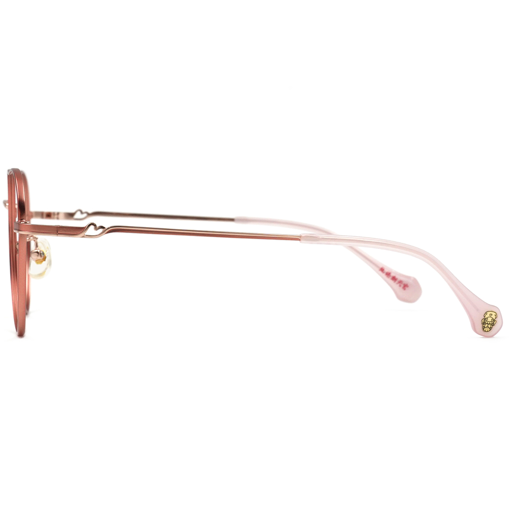 北港朝天宮 |月老- 脫單戀心多邊框眼鏡 | 初心粉