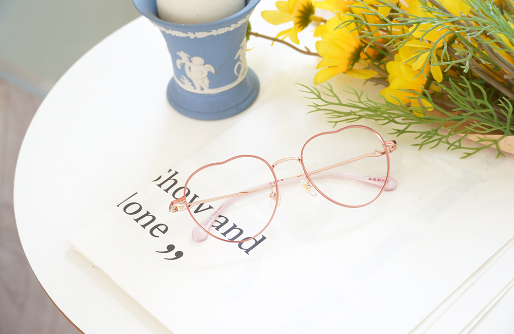 北港朝天宮 |月老- 脫單戀心多邊框眼鏡 | 初心粉