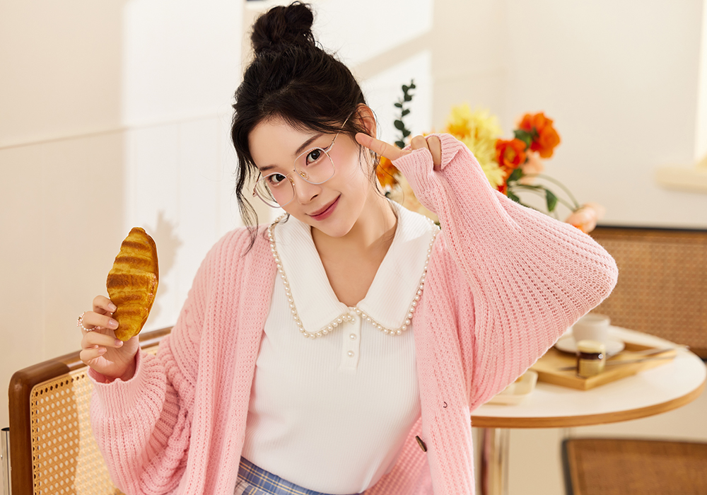 北港朝天宮 |月老- 幸福泡泡大方框眼鏡 | 春曦粉