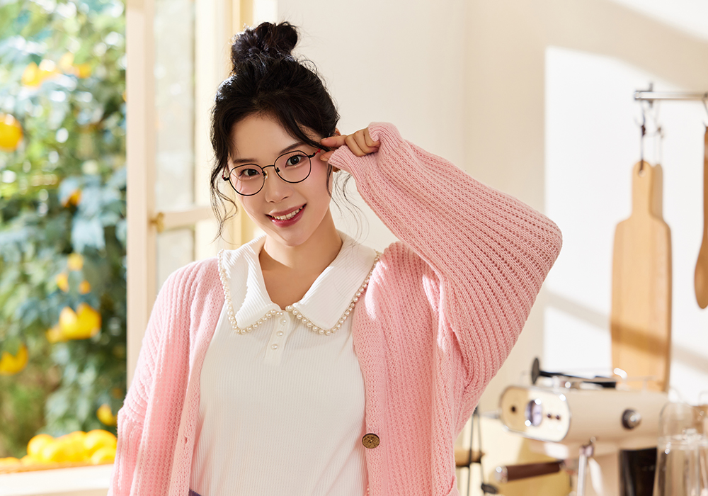 北港朝天宮 |月老- 紅線心語多邊框眼鏡 | 黑玫瑰/紅