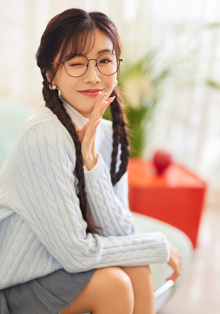 北港朝天宮 |月老- 紅線心語多邊框眼鏡 | 黑玫瑰/紅