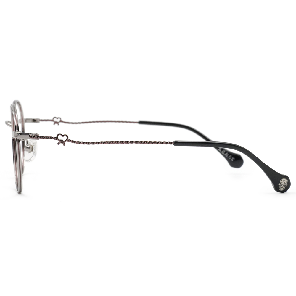 北港朝天宮 |月老- 紅線之約圓框眼鏡 | 心願銀/黑