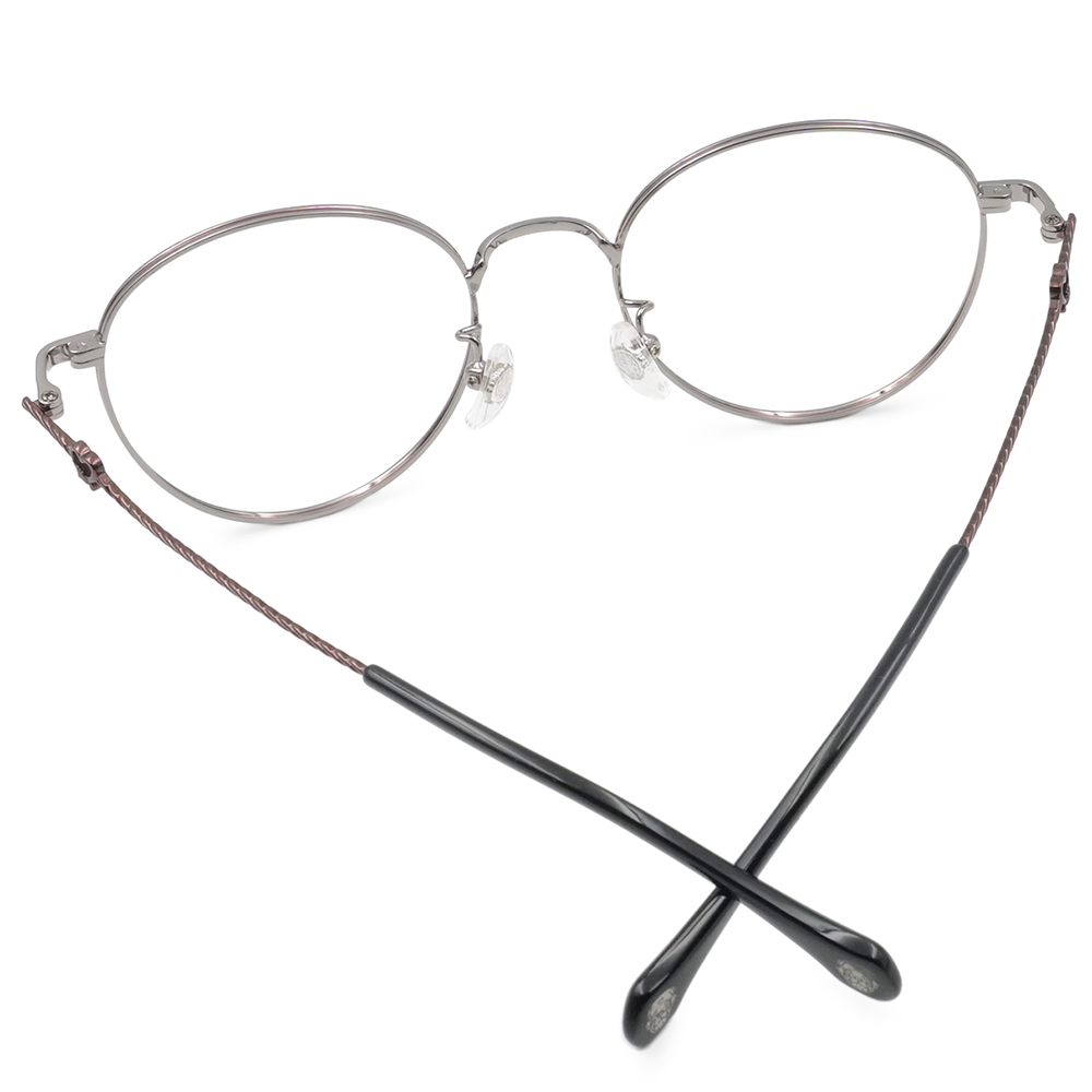 北港朝天宮 |月老- 紅線之約圓框眼鏡 | 心願銀/黑