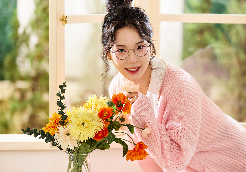 北港朝天宮 |月老- 紅線之約圓框眼鏡 | 心願銀/黑