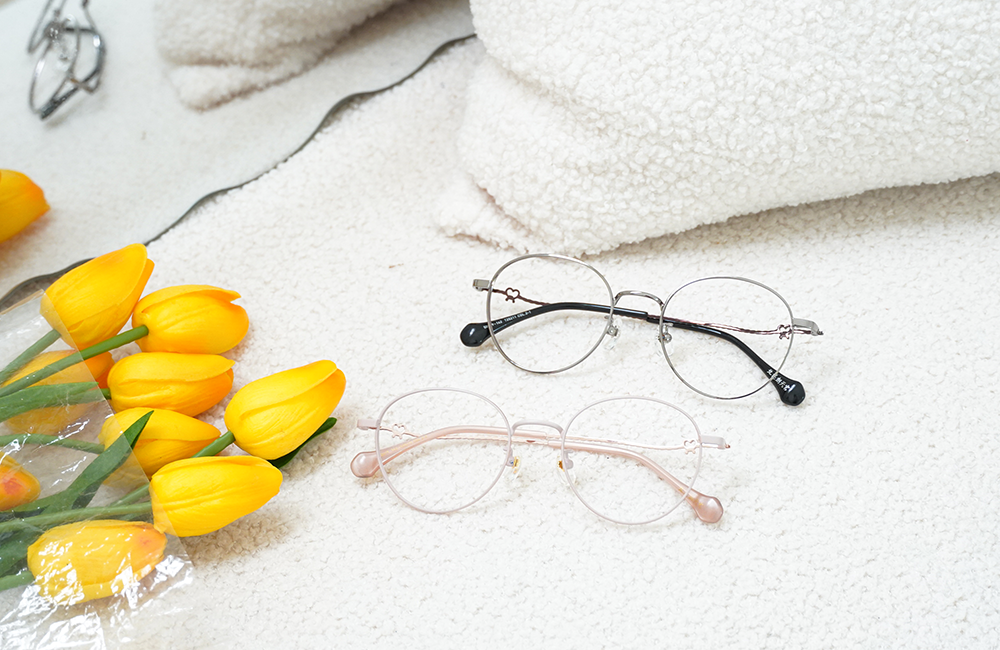 北港朝天宮 |月老- 紅線之約圓框眼鏡 | 心願銀/黑