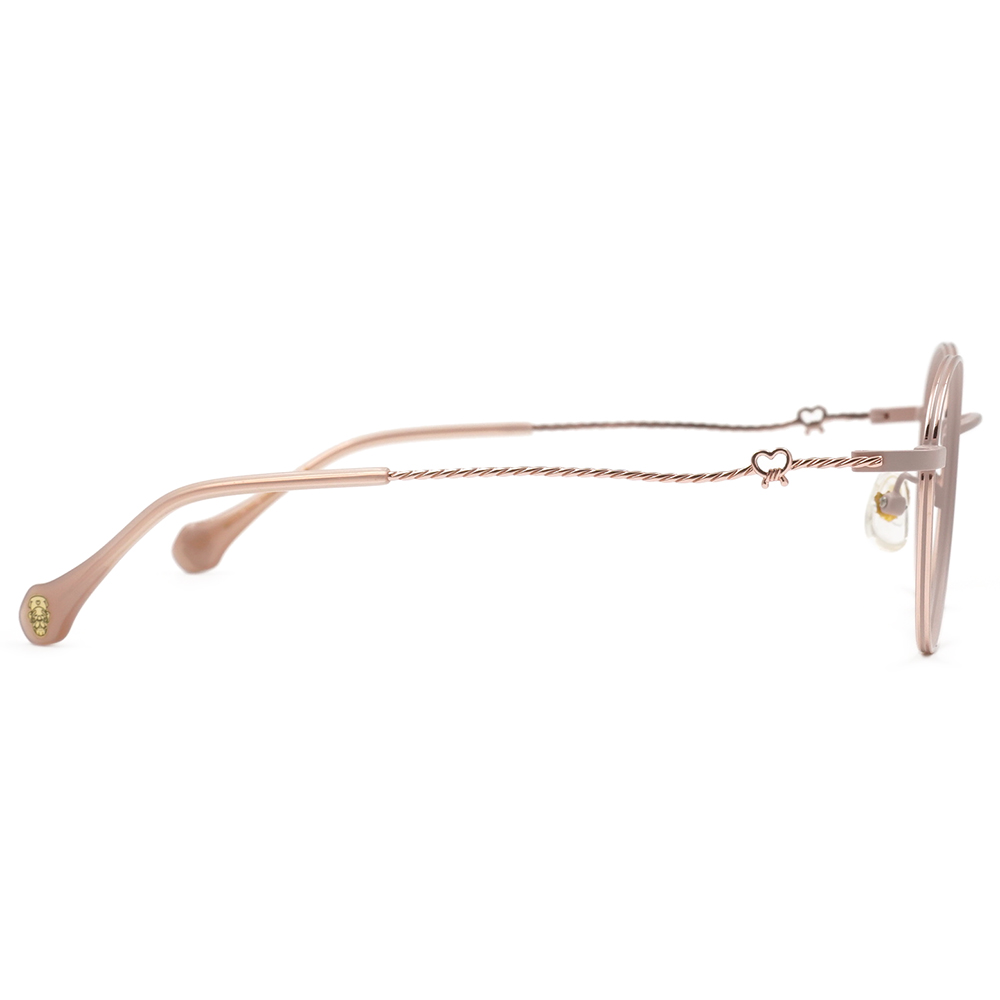 北港朝天宮 |月老- 紅線之約圓框眼鏡 | 甜美粉