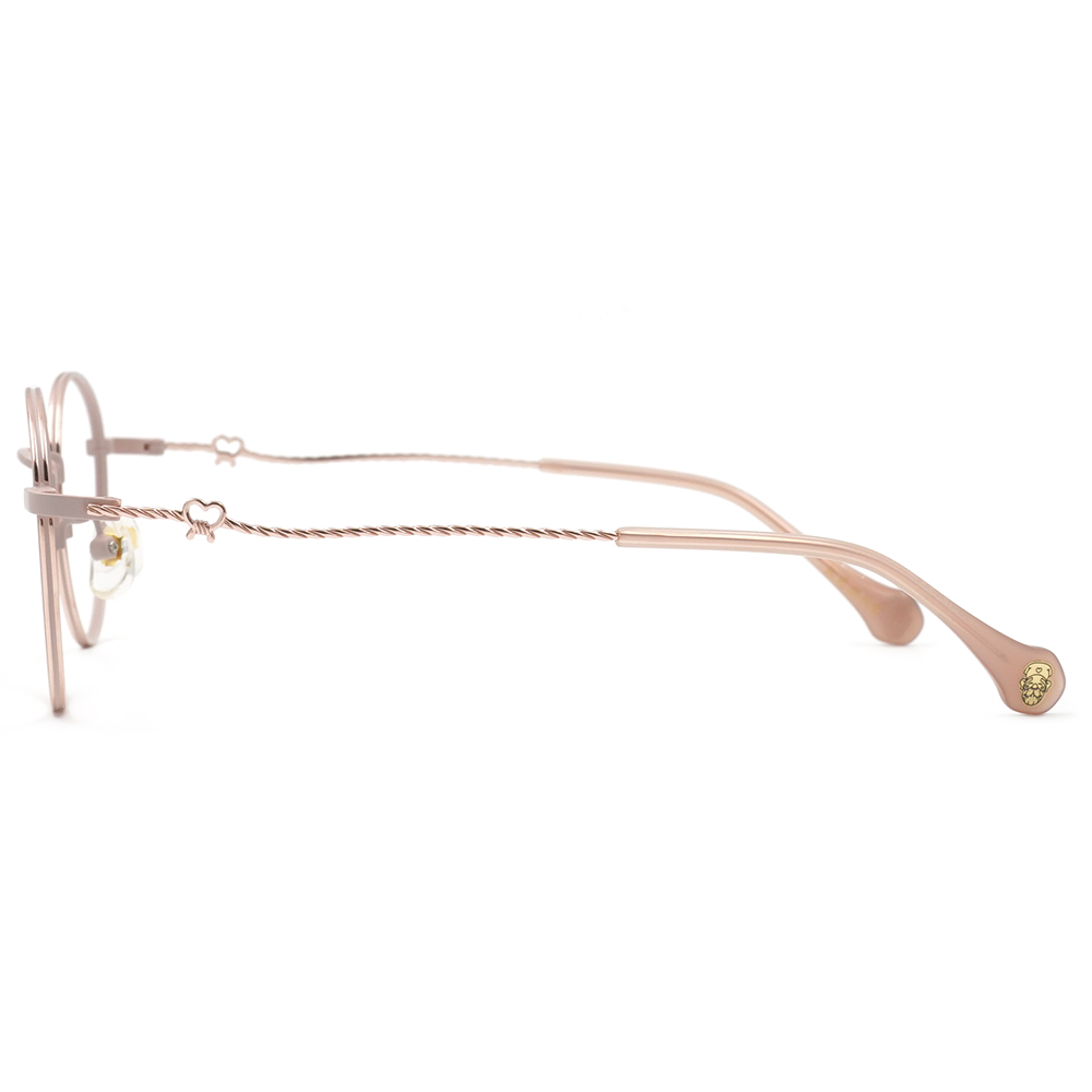 北港朝天宮 |月老- 紅線之約圓框眼鏡 | 甜美粉