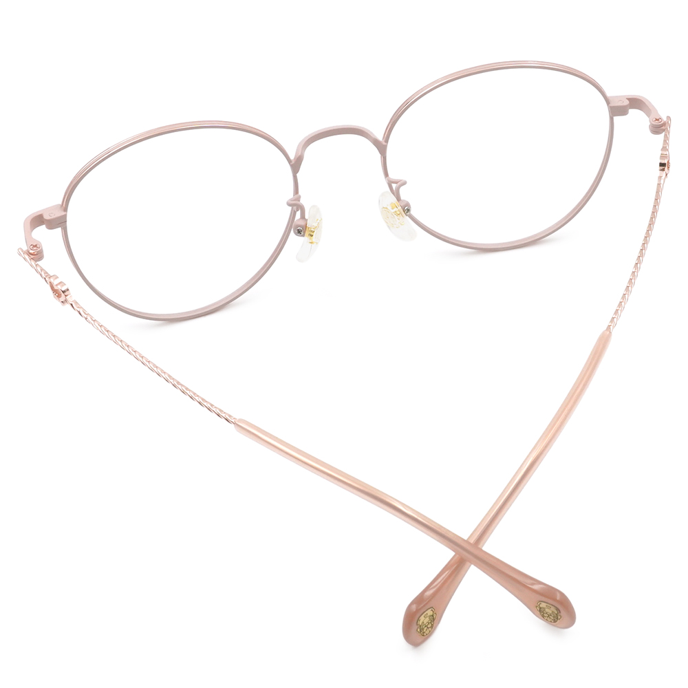 北港朝天宮 |月老- 紅線之約圓框眼鏡 | 甜美粉