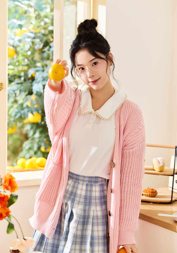 北港朝天宮 |月老- 紅線之約圓框眼鏡 | 甜美粉