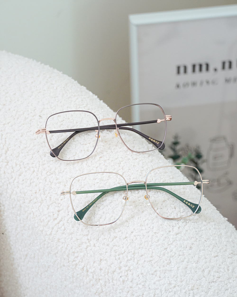 北港朝天宮 |月老- 愛情戀曲大方框眼鏡 | 浪漫紫