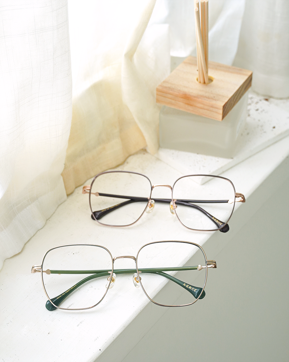 北港朝天宮 |月老- 愛情戀曲大方框眼鏡 | 初心綠