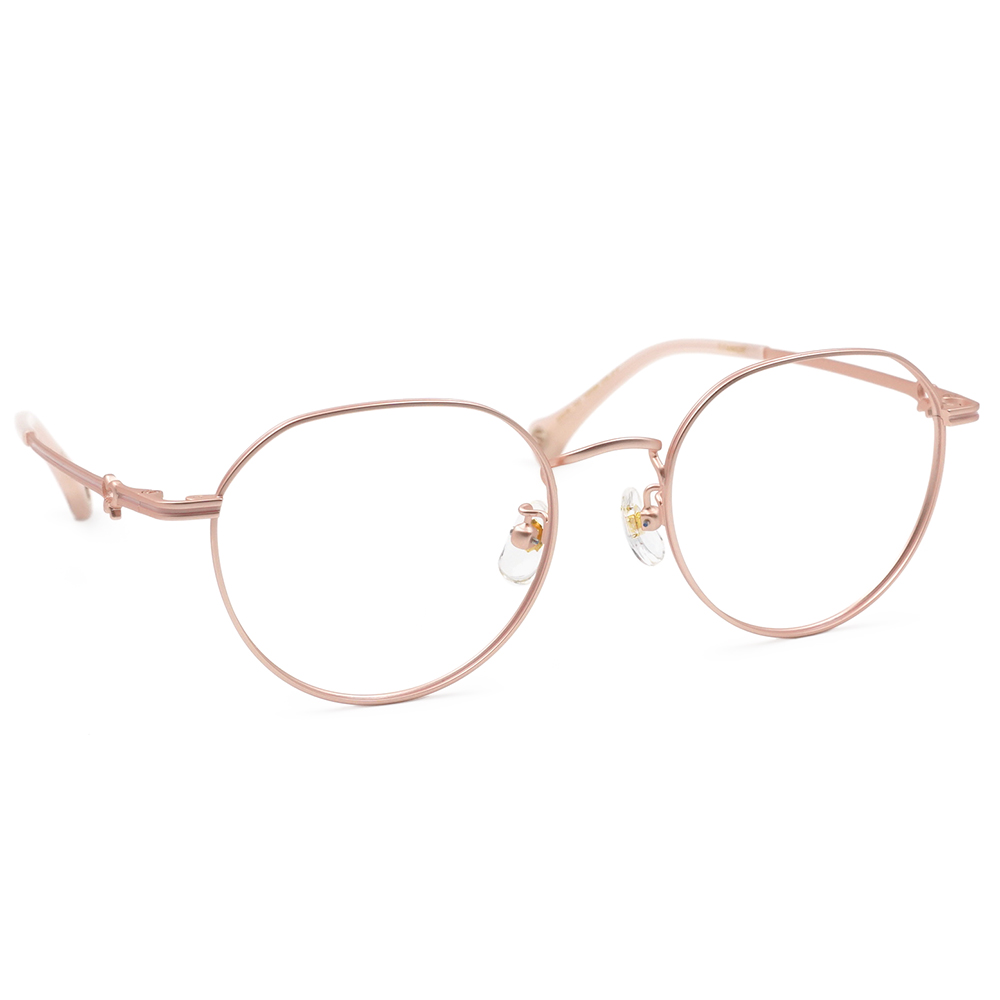 北港朝天宮 |月老- 心之所願多邊框眼鏡 | 蜜桃粉金