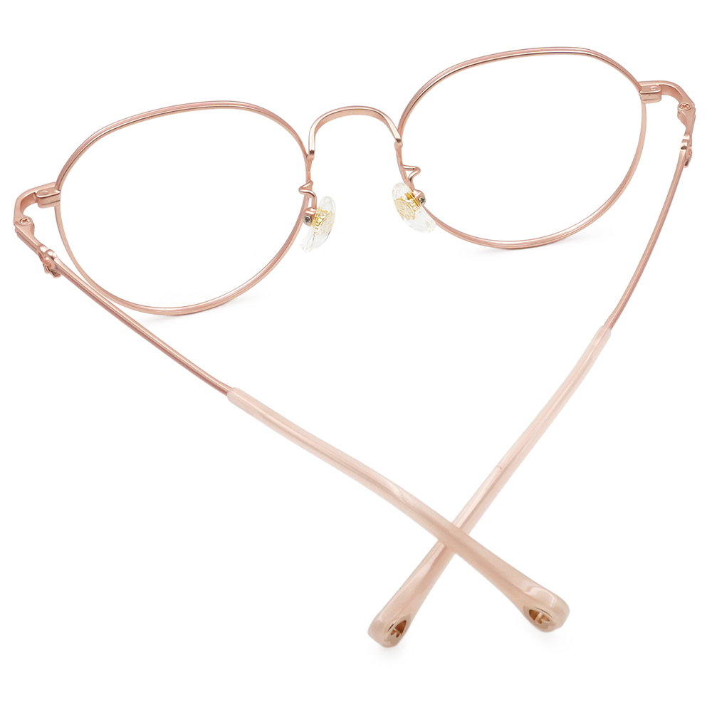 北港朝天宮 |月老- 心之所願多邊框眼鏡 | 蜜桃粉金