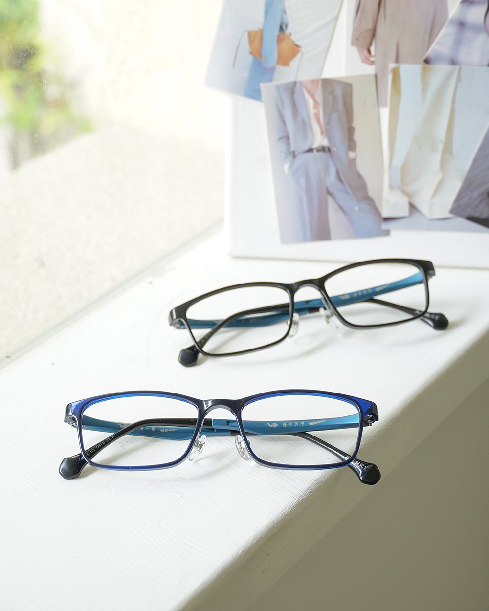 北港朝天宮 | 文昌-逢考必中長方框眼鏡 | 博學黑藍